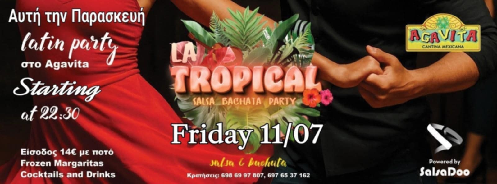 La Tropical Salsa Bachata Party at Agavita