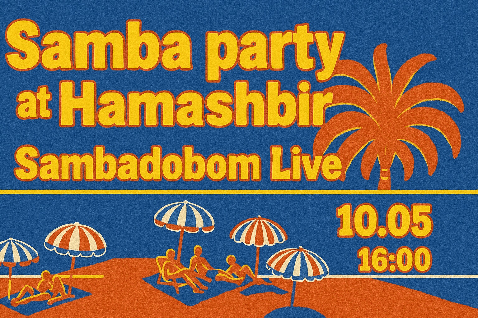 ✮✩ Samba Party at Hamashbir ✩ Sambadobom LIVE ✮✩
