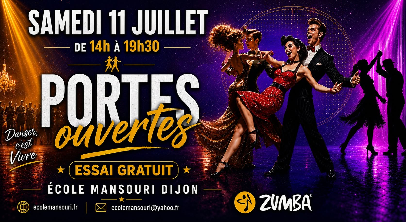 PORTES OUVERTES : visites des locaux, renseignements, initiations gratuites !