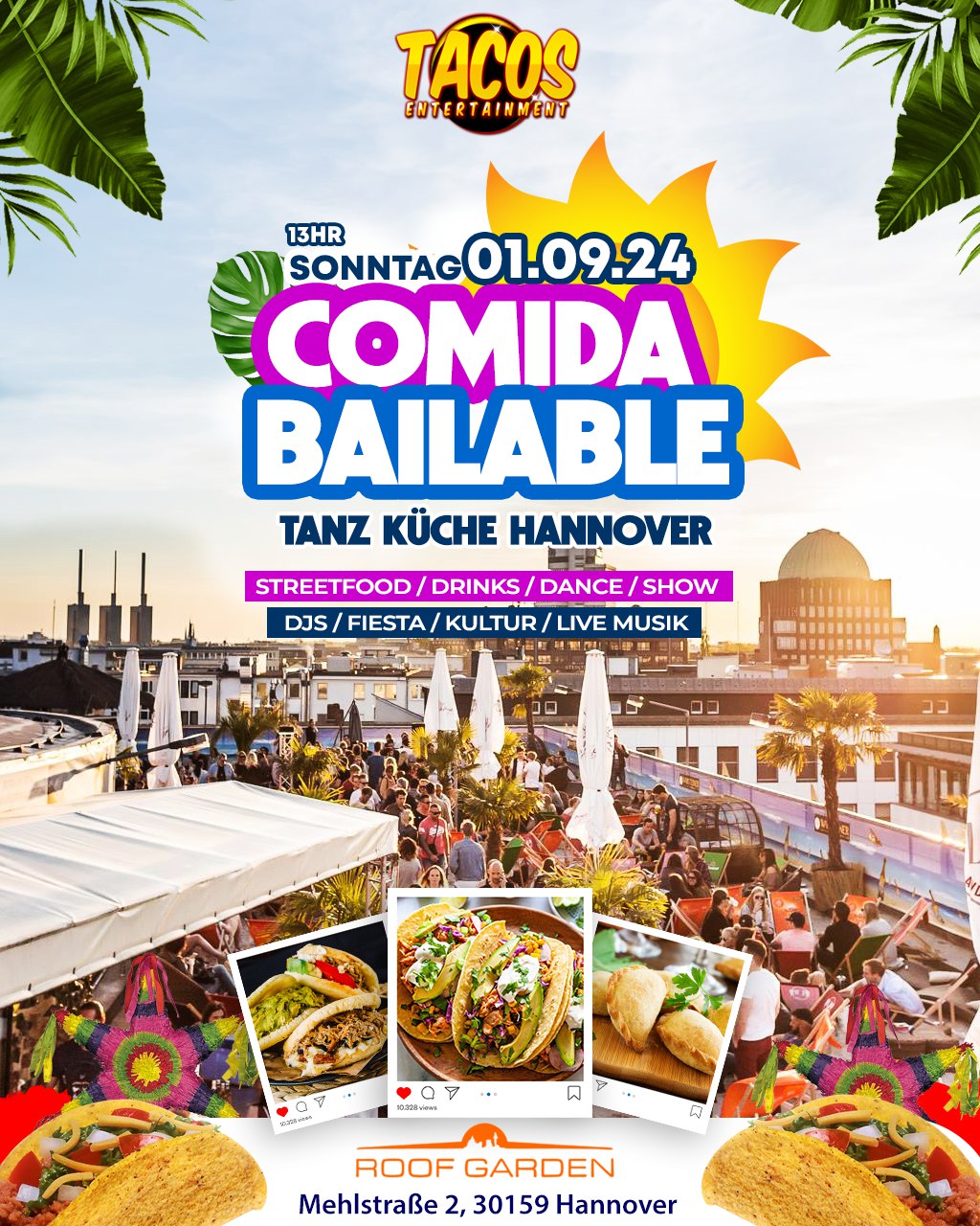 COMIDA BAILABLE HANNOVER I LATEINAMERIKANISCHES STREET-FOOD FESTIVAL