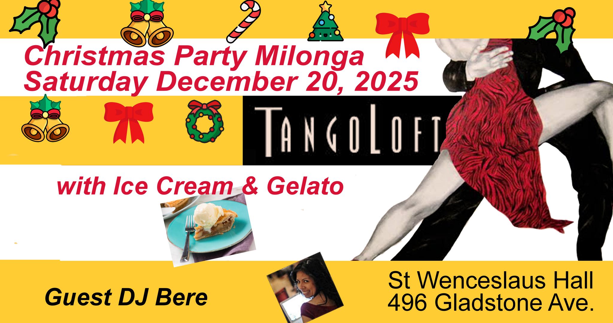 TangoLoft Christmas Party Milonga - Saturday December 20, 2025