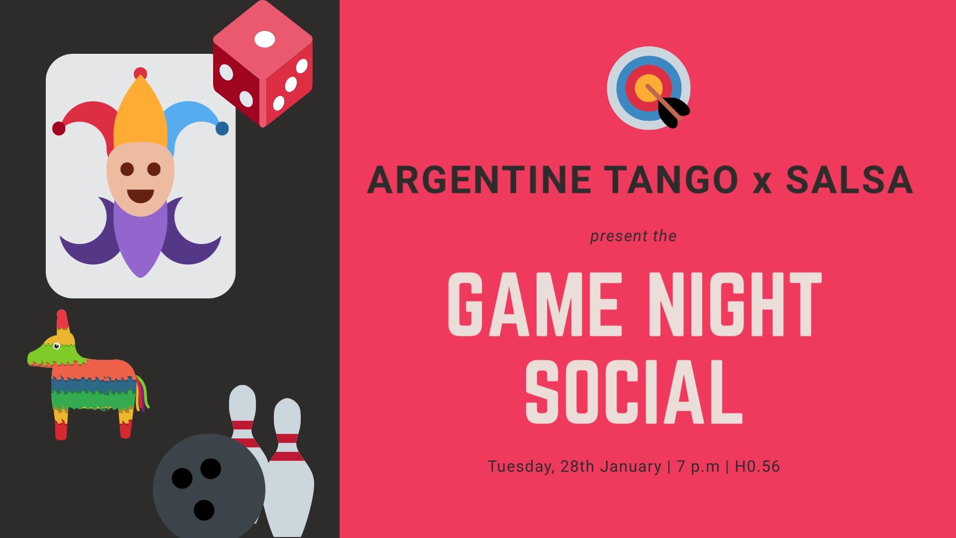 Argentine Tango x Salsa “Game Night 2.0”