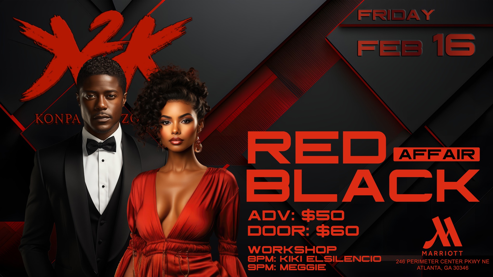 Konpa 2 Kizomba Red Black Affair