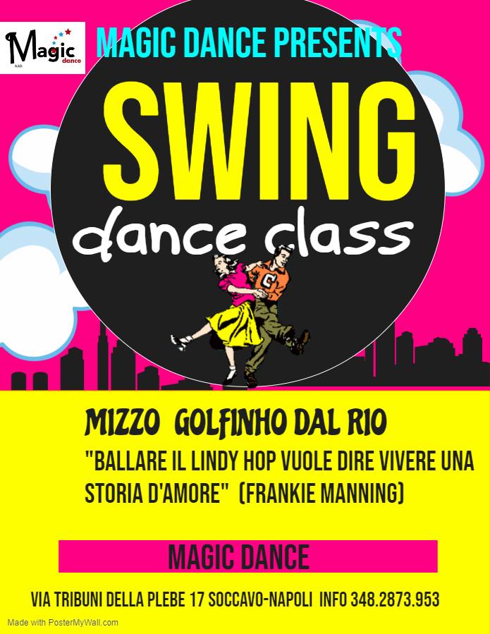 21 ottobre h.19,30 open class Swing Lindy Hop primi passi