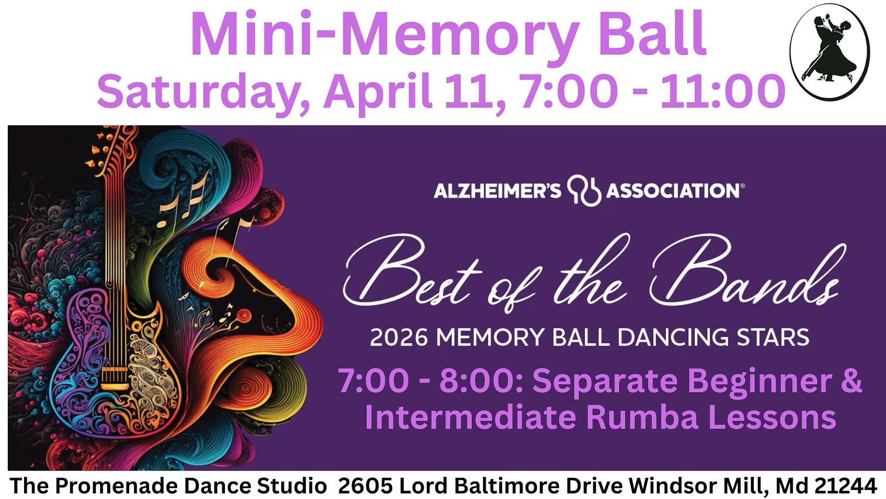 Mini Memory Ball at The Promenade Dance Studio!!