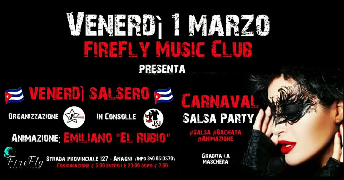 Carnival Salsa Party at Firefly Music Club