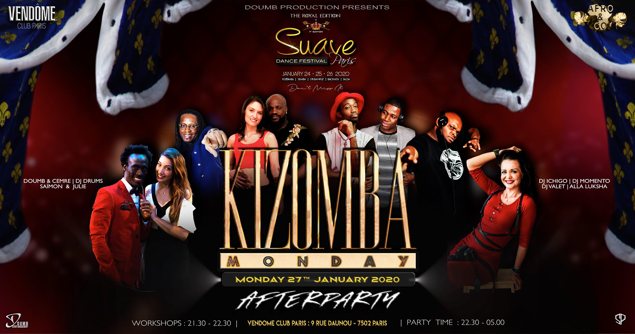 Monday Kizomba After Suave Dance Festival Paris