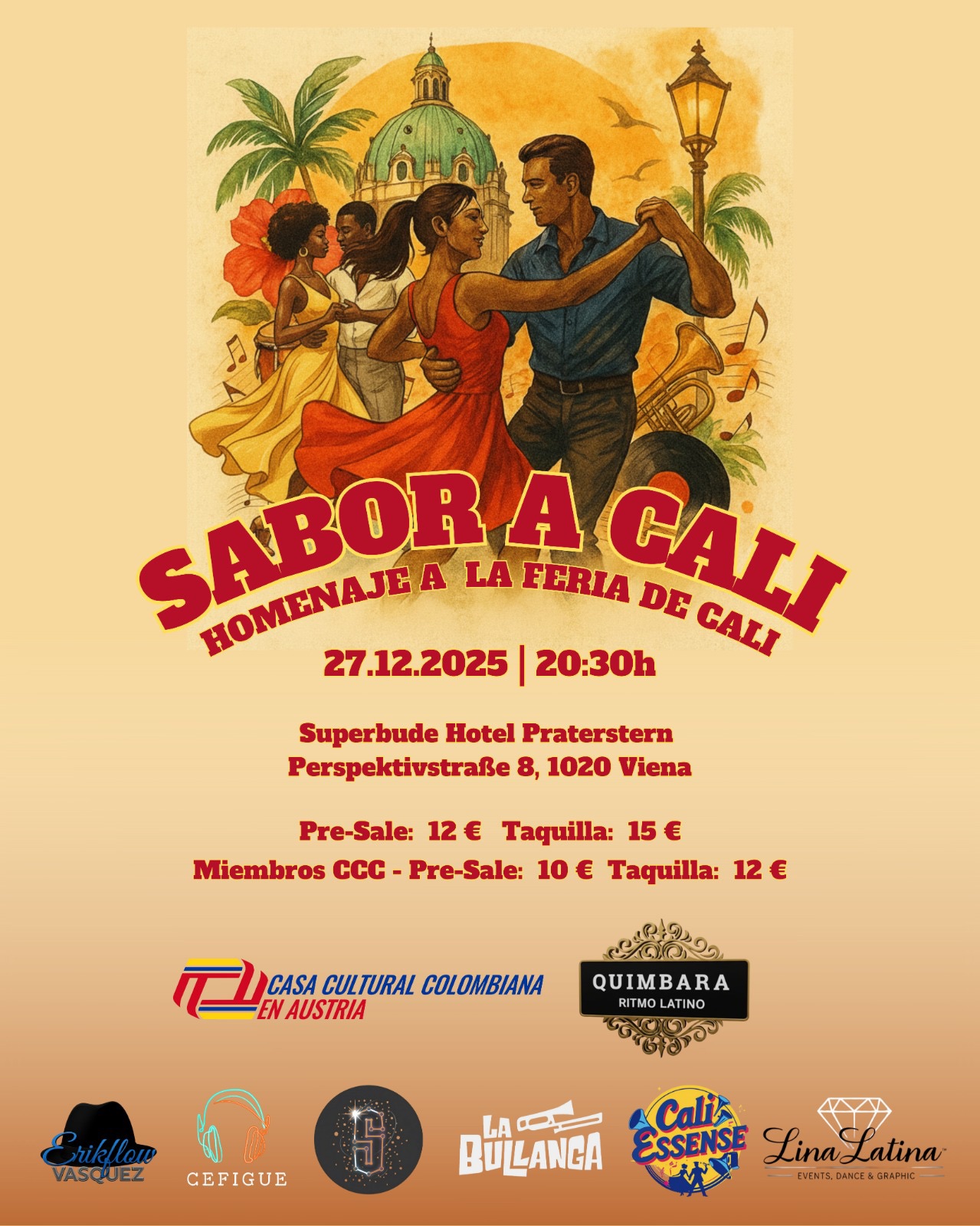 Sabor a Cali Salsa, Merengue, cumbia, bachata Party