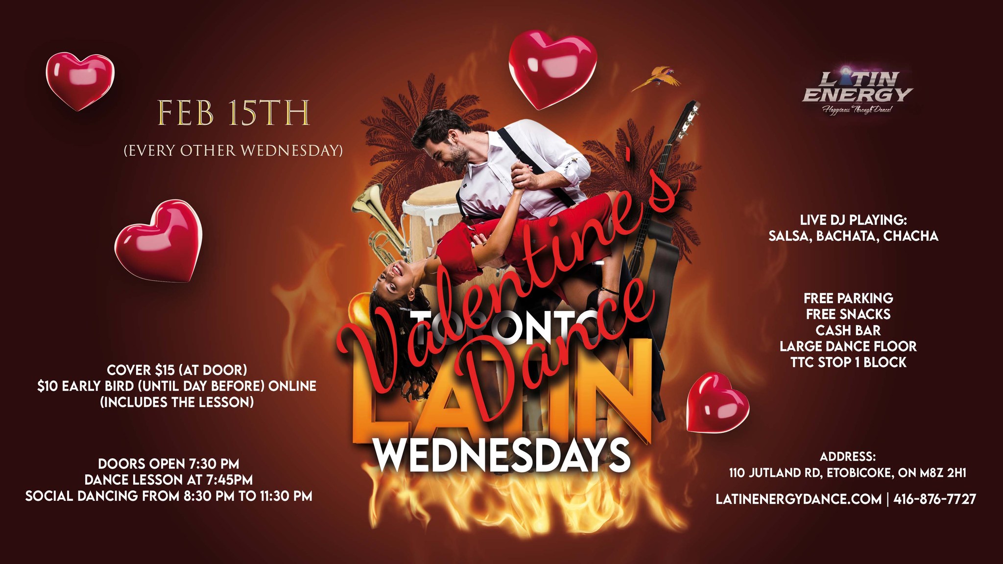 Toronto Latin Wednesday Salsa Bachata Party