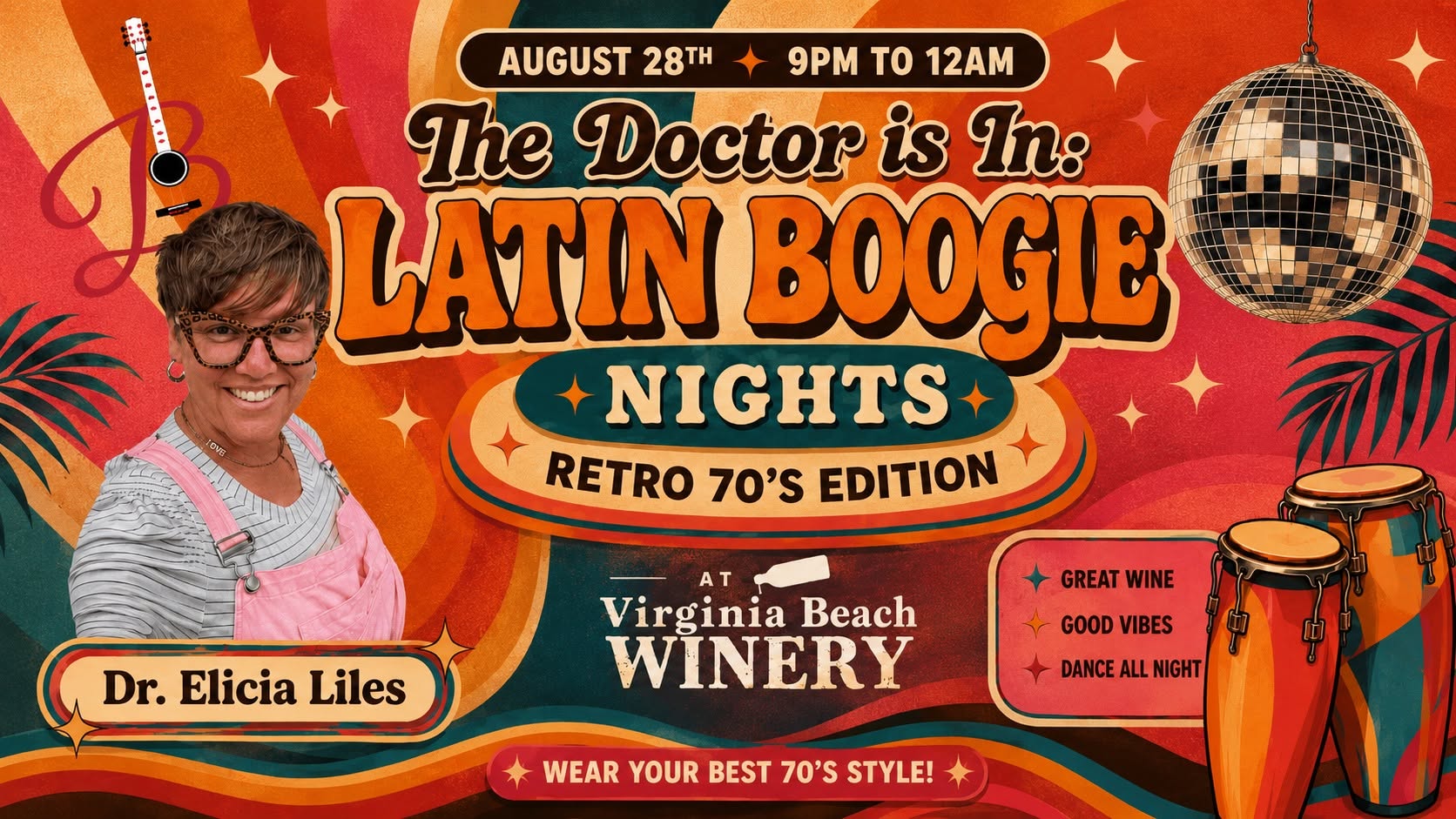 Latin Boogie Nights with Dr. Elicia Liles!