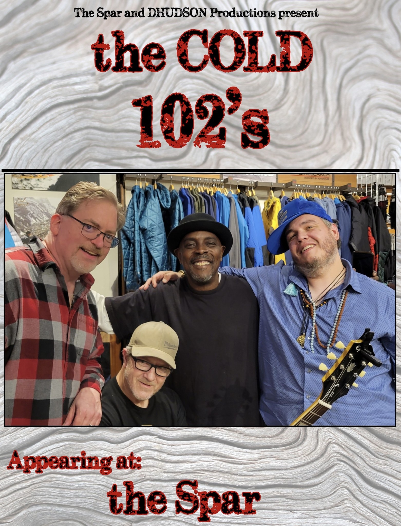 SUNDAY BLUES at The Spar: THE COLD 102's
