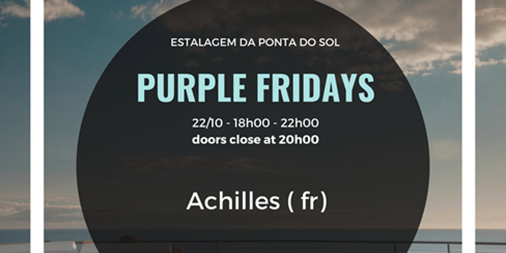 Sunset Socials - Purple Fridays - Achilles - Ecstatic, Roots & Tribal Sound