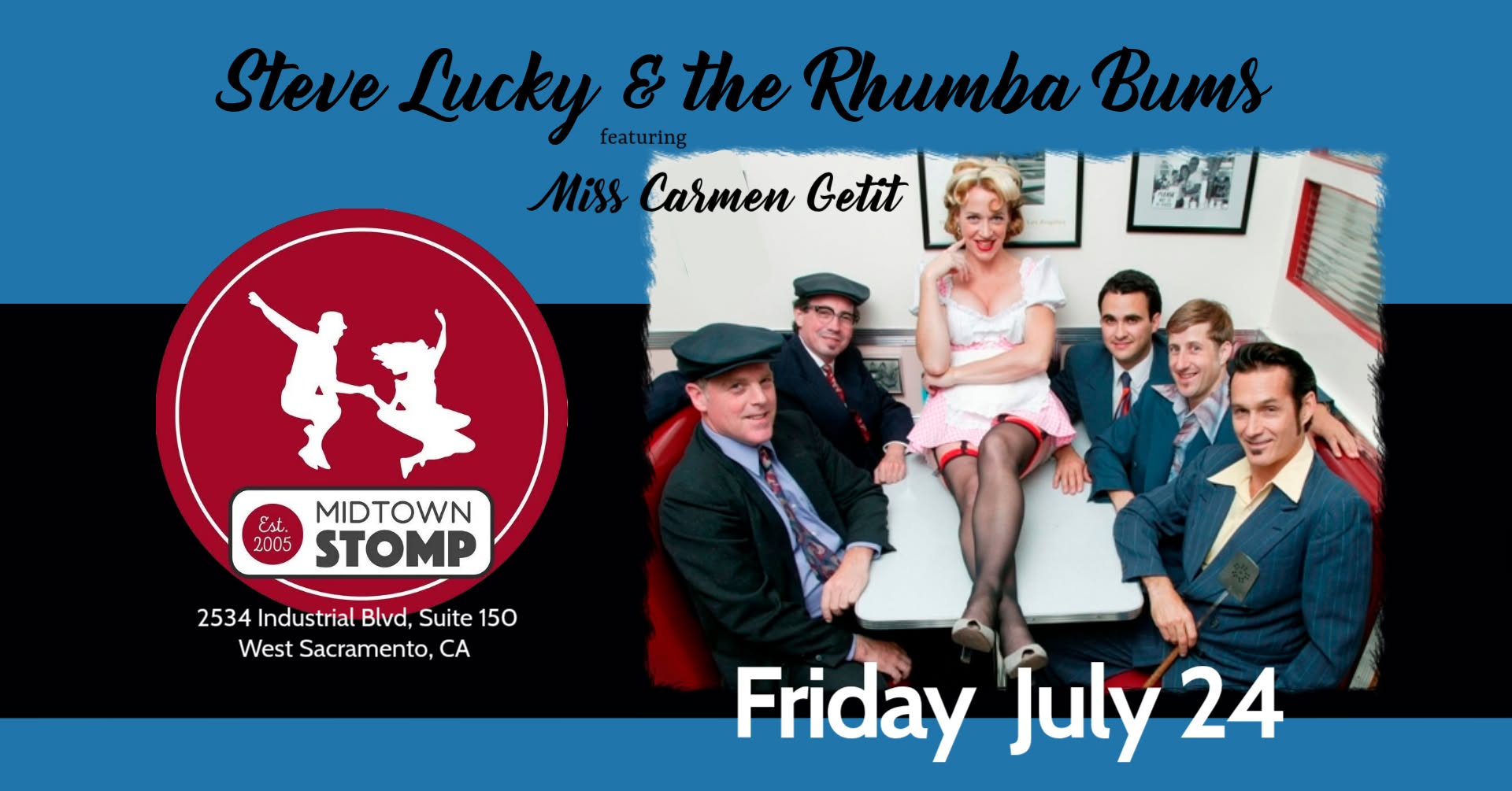 Sacramento gets Lucky! Swing Dance Party @ Midtown Stomp