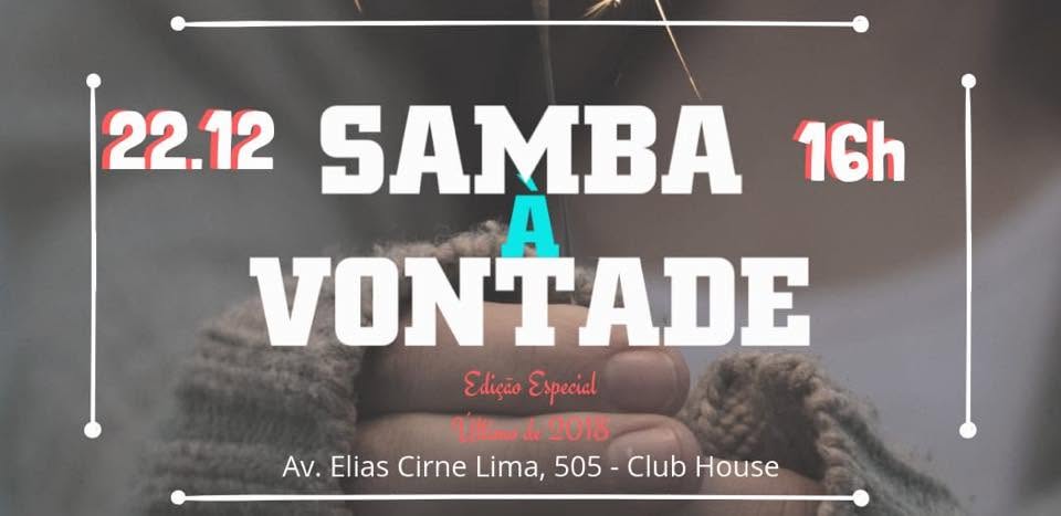 Samba À Vontade ÚLTIMO DO ANO!
