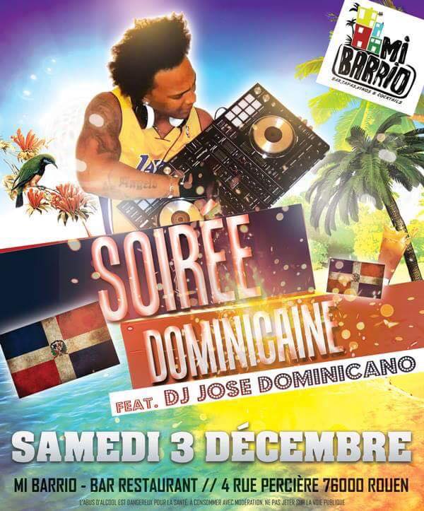 Soirée dominicana Mi barrio et la Luna