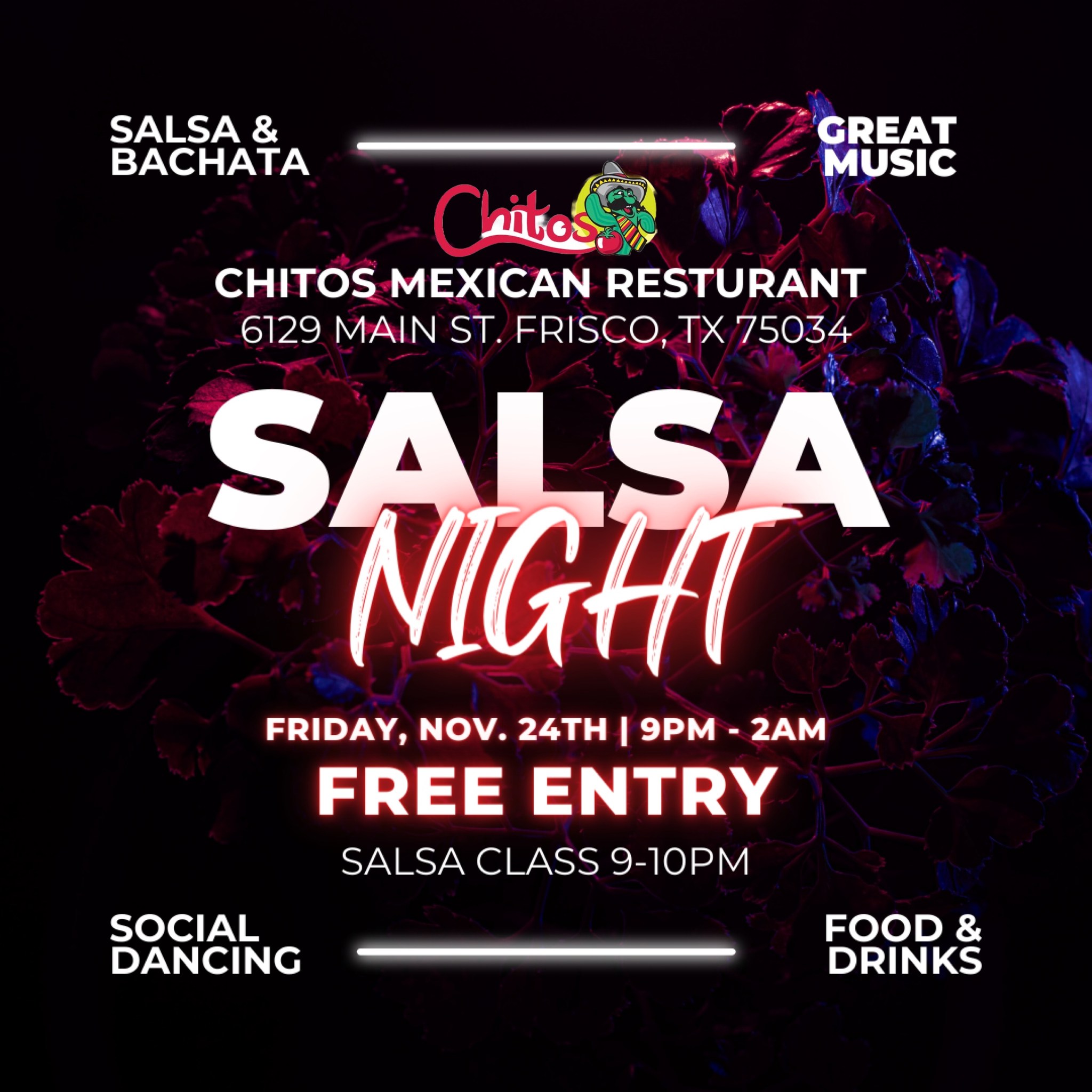 Salsa & Bachata Social Dancing Night ‼️