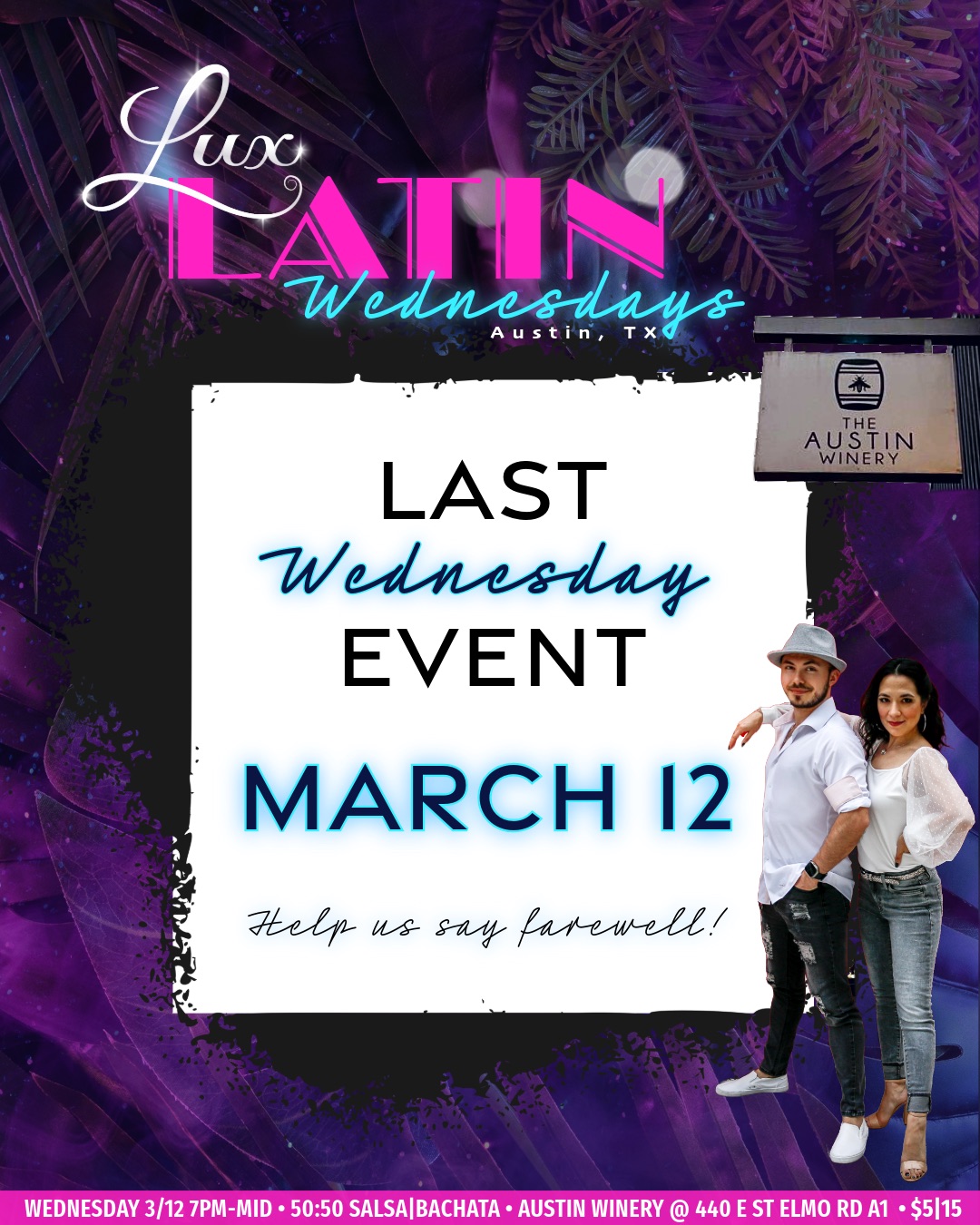 Lux Latin Wednesdays: Mar 12 Farewell ft. DJ Mambero
