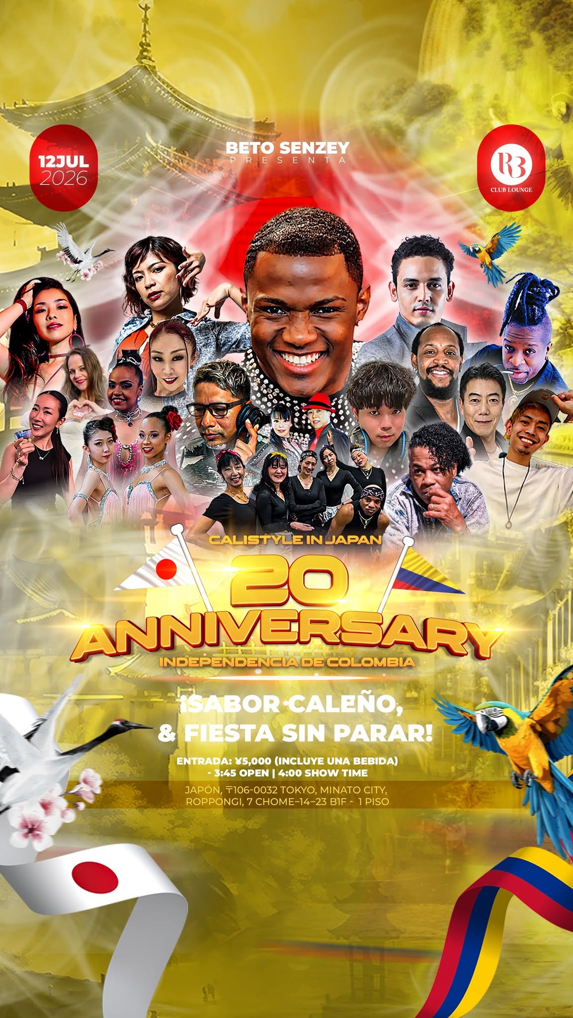 20th AnniversaryーColombian Salsa in Japan