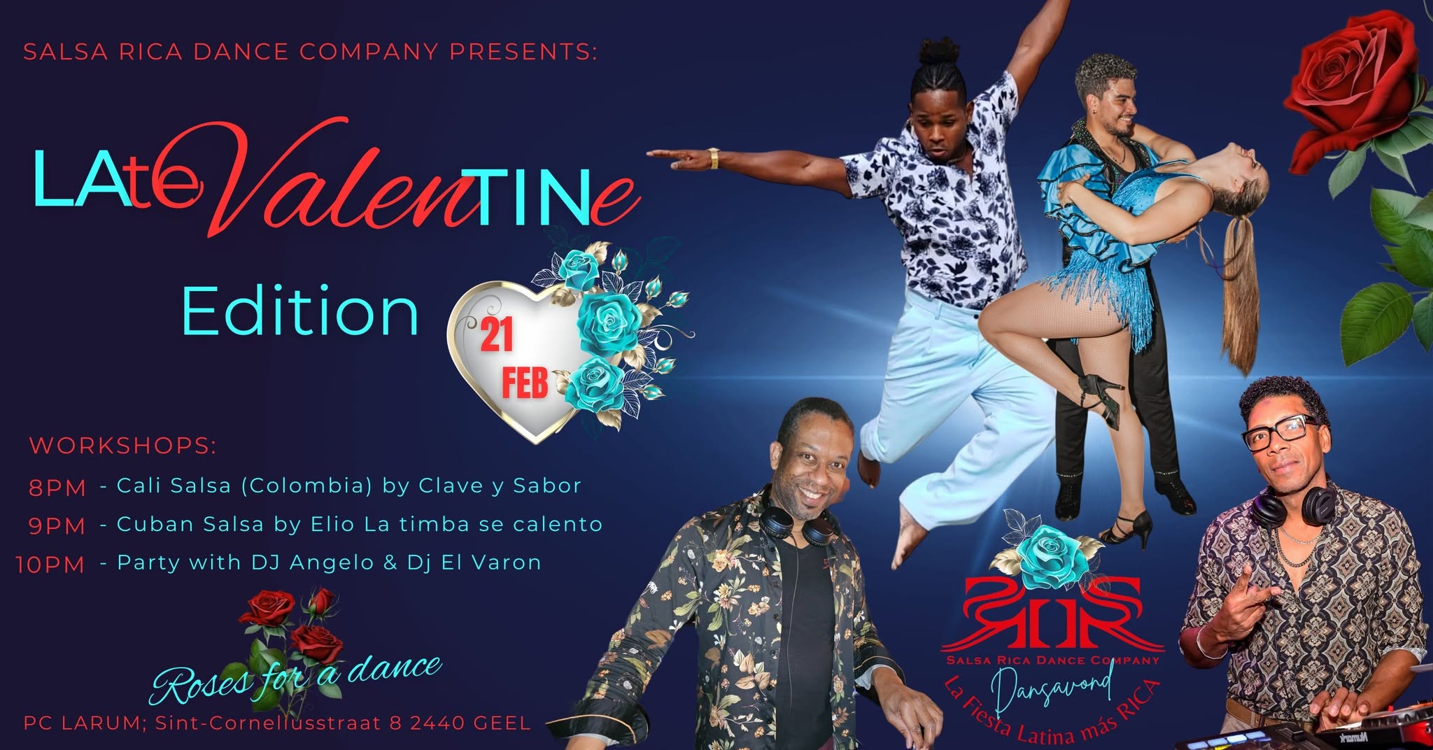 ♥️⚘️Salsa Rica Dansavond LAteValenTINe Editie ♥️⚘️