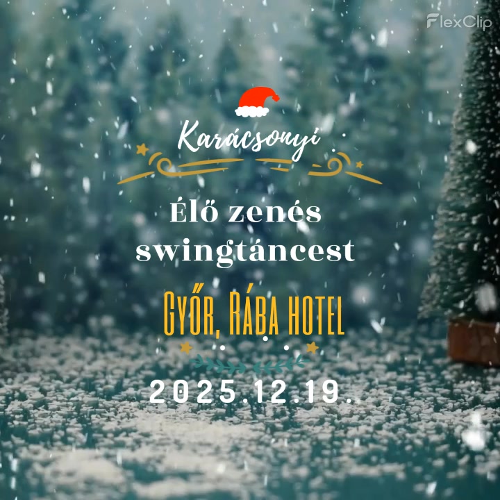✨ Karácsonyi élő zenés swingtáncest - Korb Attila és a Budapest Swinghoppers
