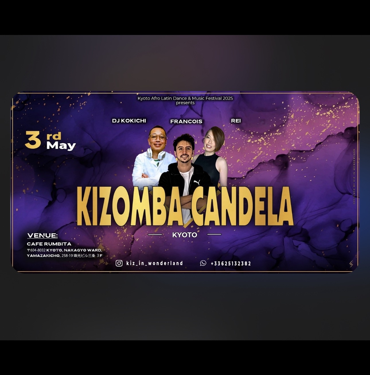 5 3 Sat KIZOMBA CANDELA (Kyoto)