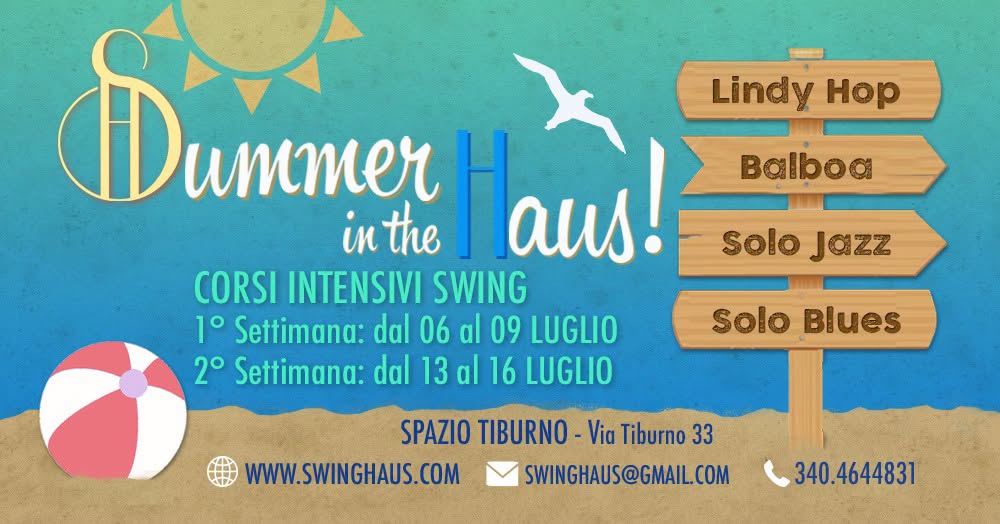 Corsi intensivi Swing Dance Luglio@Spazio Tiburno