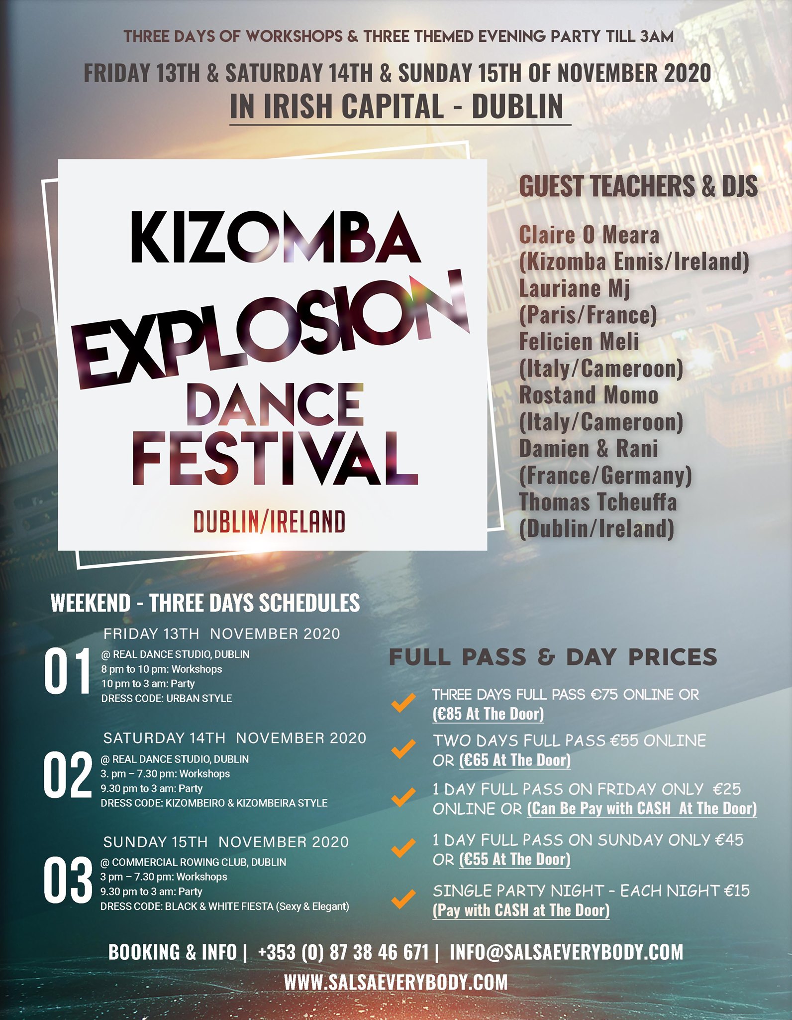 Kizomba Explosion Dance Festival Dublin ireland