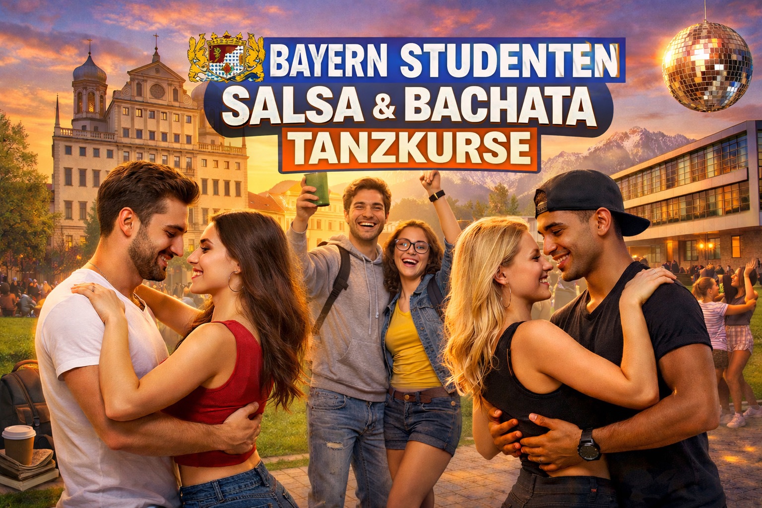Studenten Salsa & Bachata Tanzkurse in Bayern