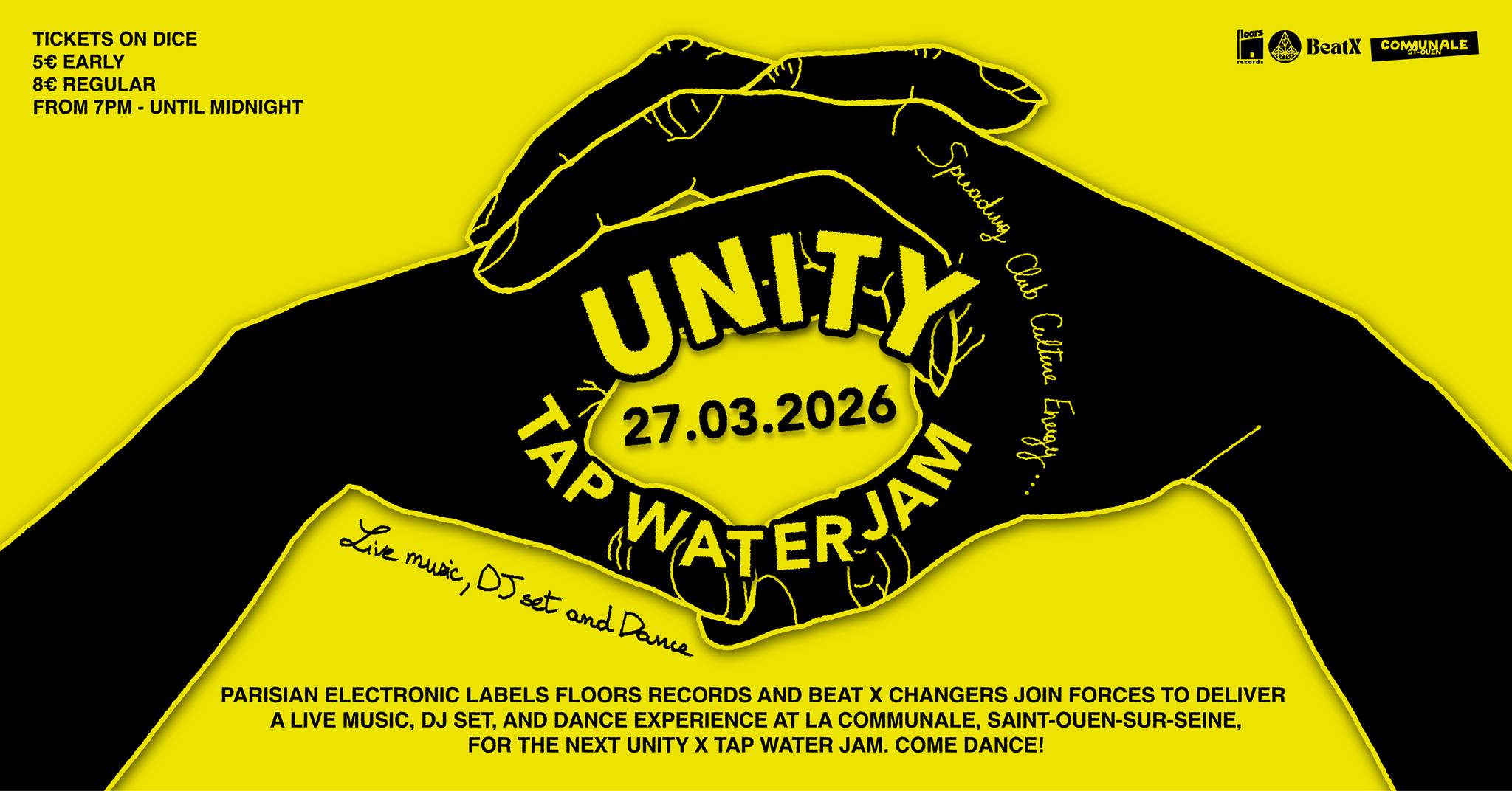 UNITY X TAP WATER JAM