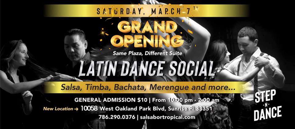 Latin Dance Social New Step N Dance Grand Opening