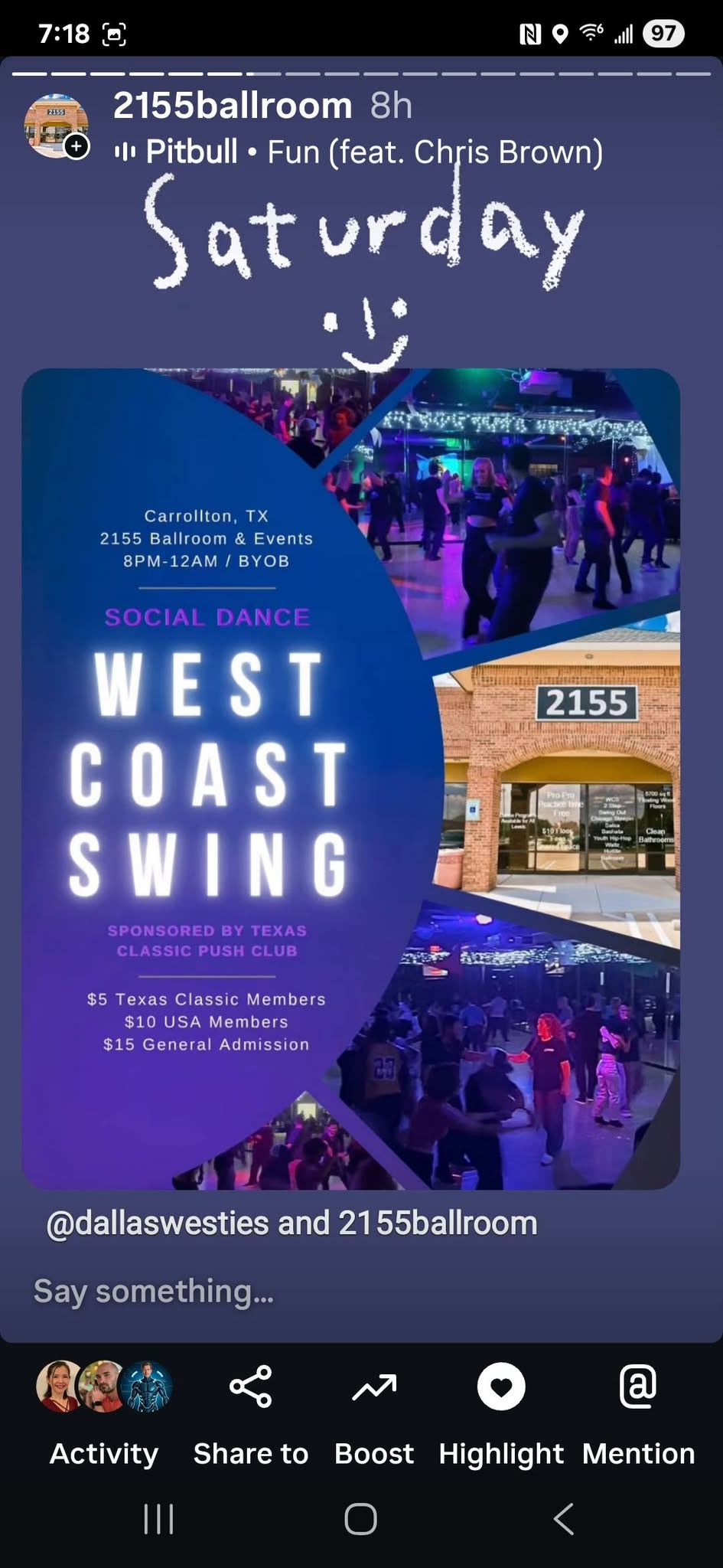 West Coast Swing Social