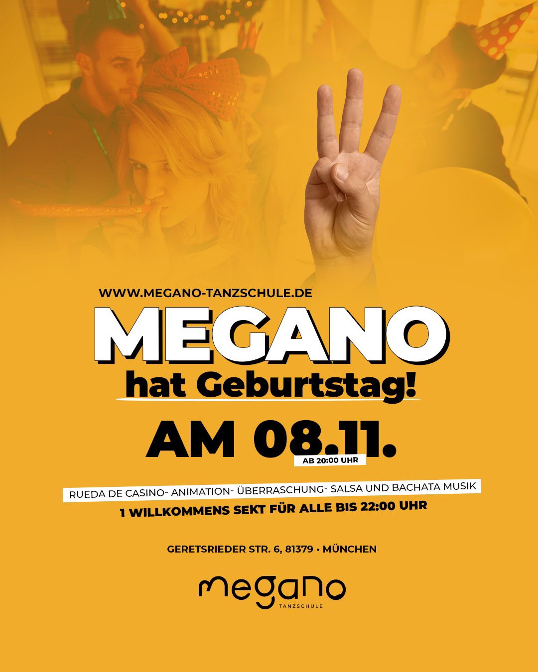 Megano Geburtstags Party! MEGA Salsa Party für alle