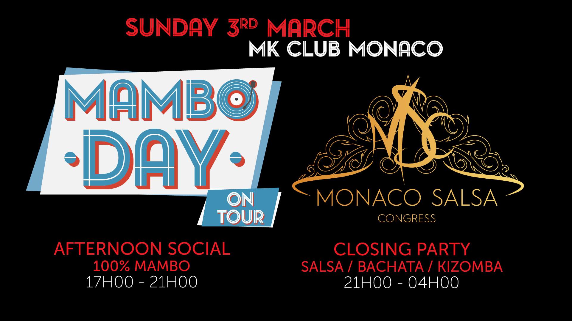 Mambo Day On Tour at Monaco Salsa Congress closing Party