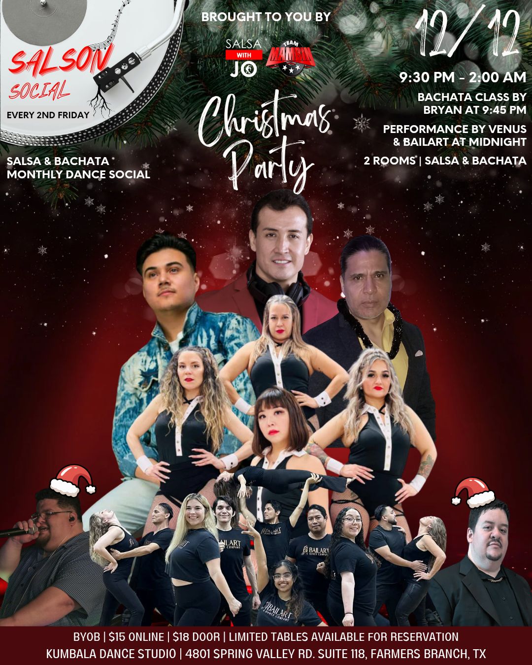 SalSon - Salsa & Bachata Dance Social - Christmas Edition