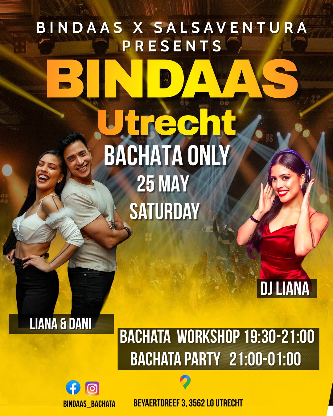 π©π°π΅π«π¨π¨πΊ UTRECHT ( Bachata Workshop & Party)