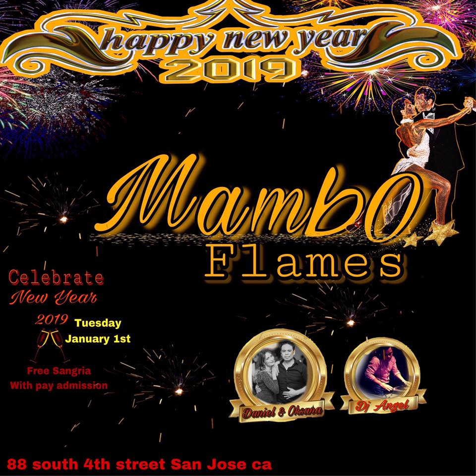 Mambo Flames New Year Party Celebration