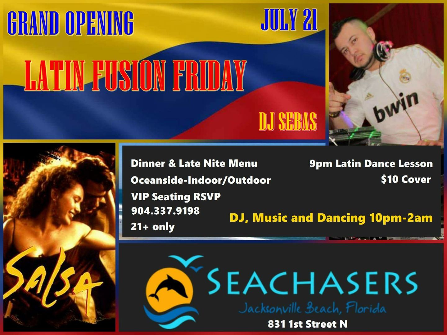 Latin Fusion Friday - Beaches Grand Opening!