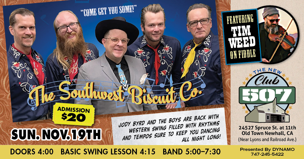 SOUTHWEST BISCUIT COMPANY Returns to CLUB 507