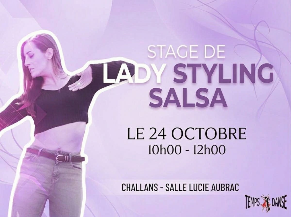 Stage lady styling salsa