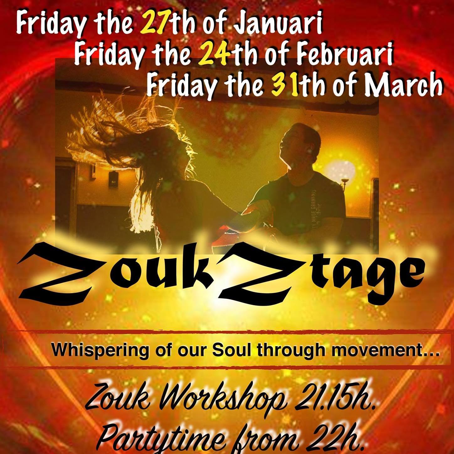 ZoukZtage Rosmalen, with workshop given by Remy & Milan
