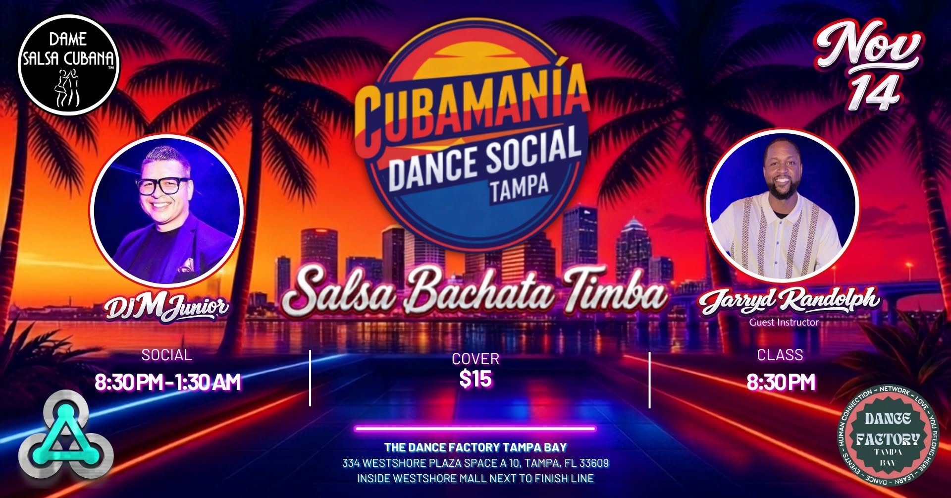 Cubamania Dance Social @The Dance Factory Tampa - Nov