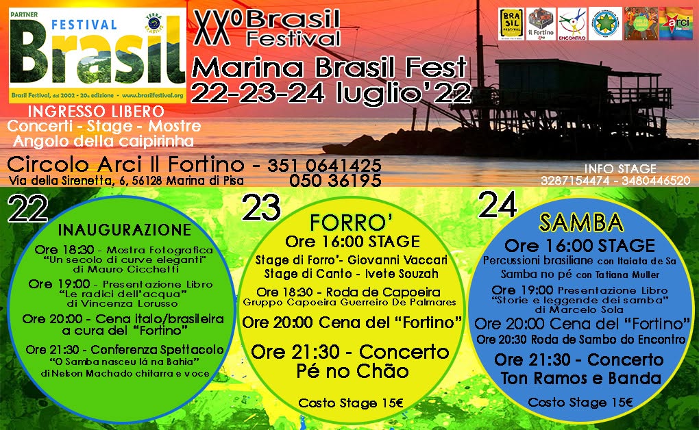 Marina Brasil Fest - 22,23,24 luglio 2022