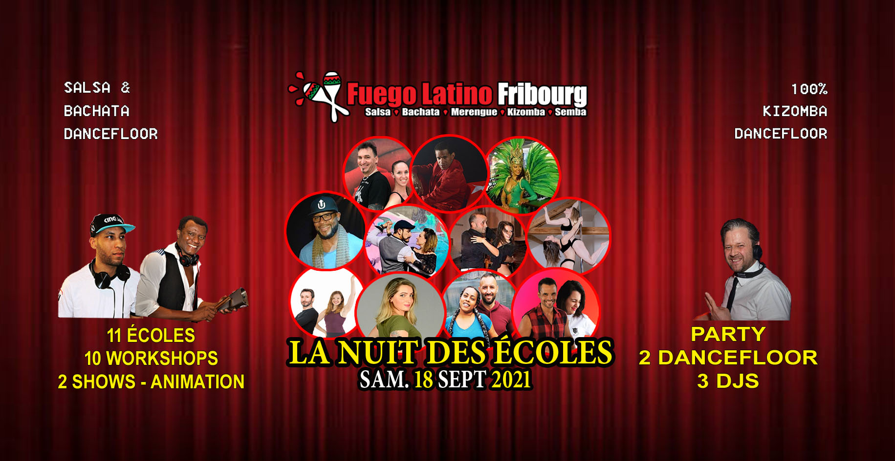 ★Fuego Latino "La Nuit Des Ecoles" 18 Septembre 2021★