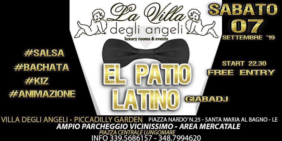 Sabato 7 Settembre - El Patio Latino