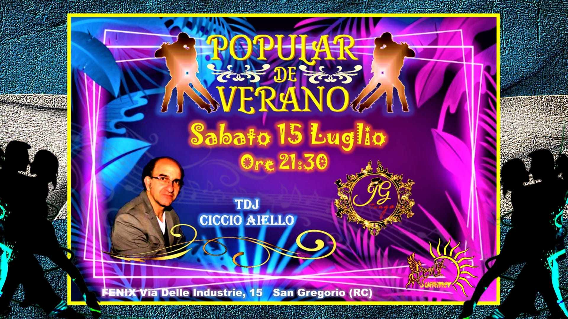 POPULAR DE VERANO - Eccezionalmente SABATO 15 LUGLIO
