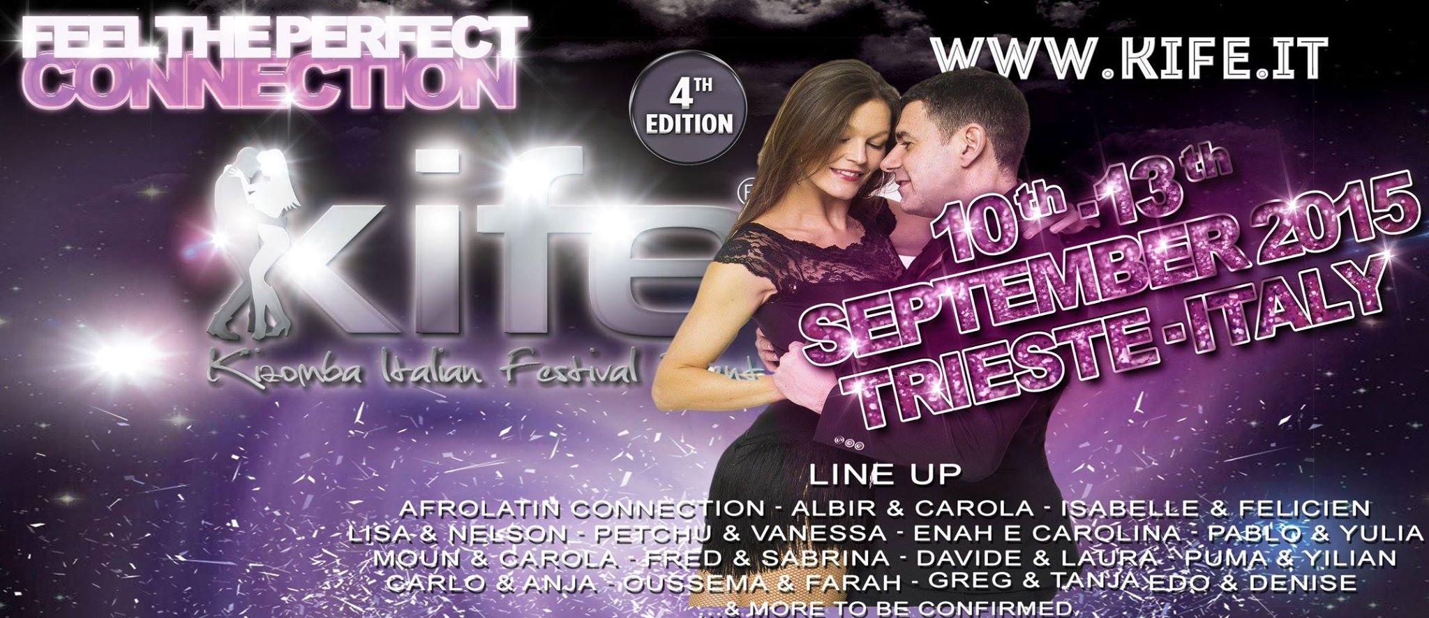KIFE in ITALY! Discount code "esconde"! Sept 10-15