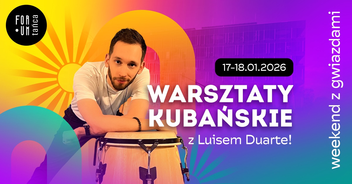 WARSZTATY Z LUISEM DUARTE W KRAKOWIE! - 17-18.01.2026
