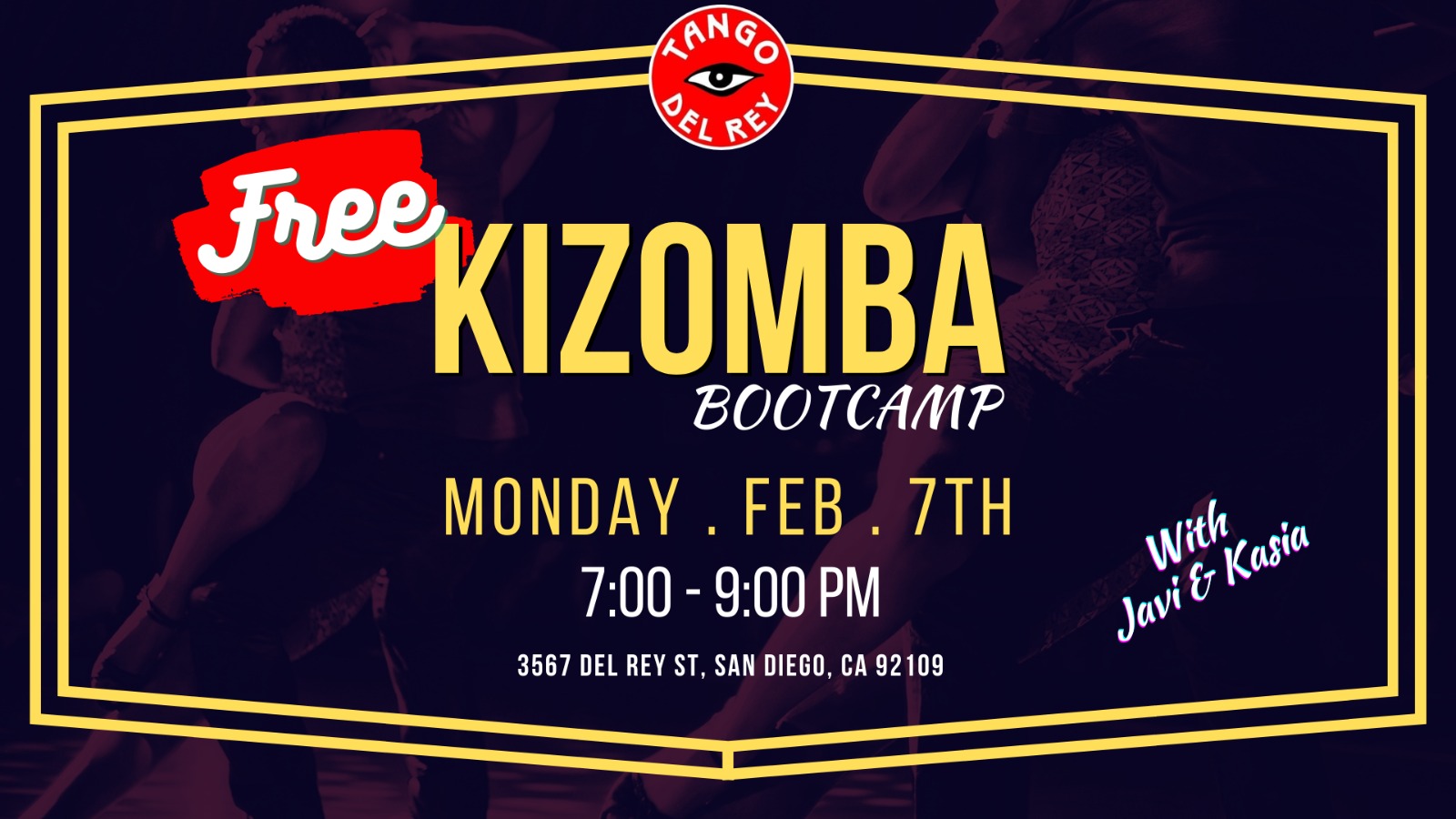 FREE 2 hour kizomba boot camp