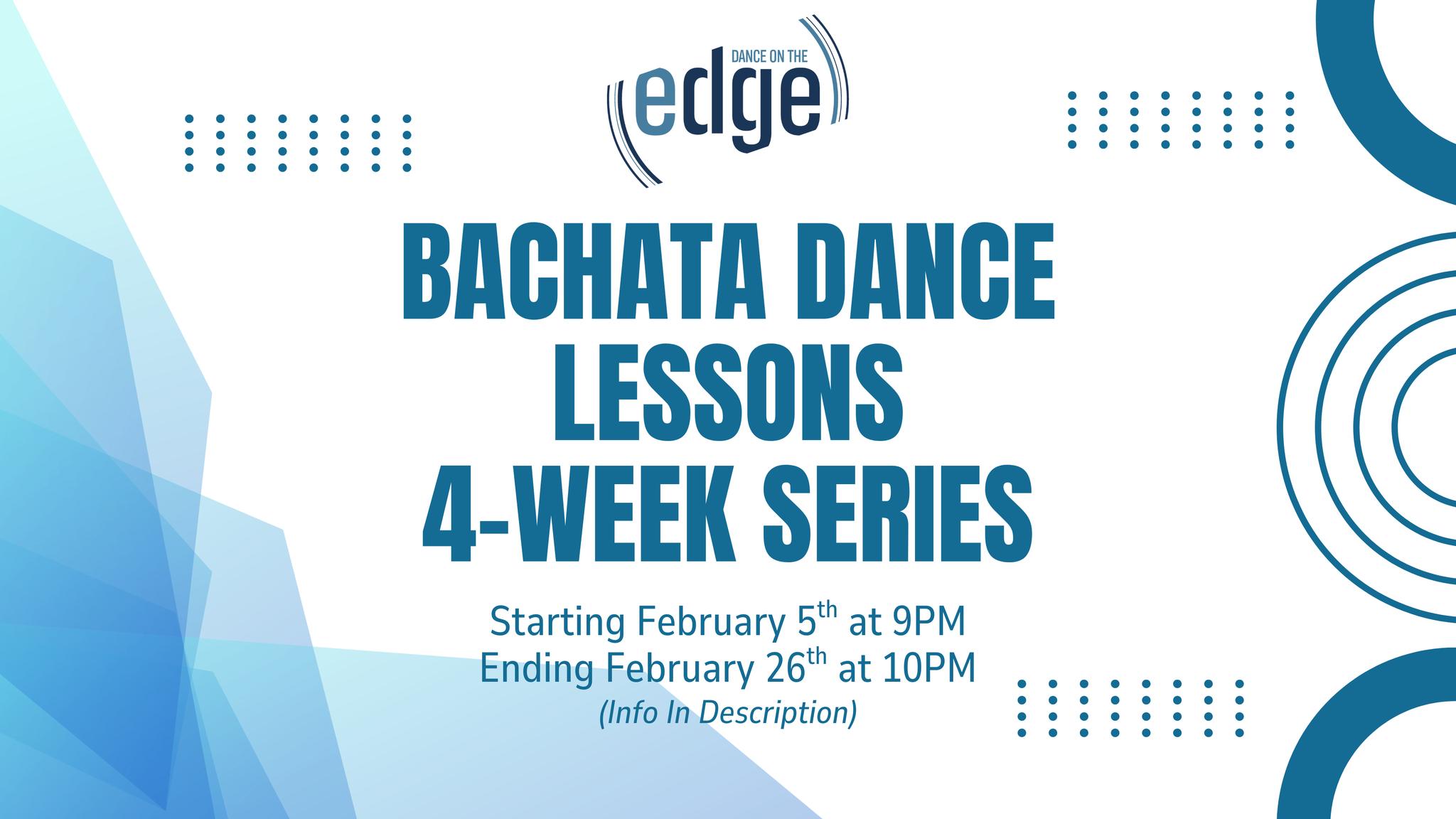Bachata Dance Lessons (Beginner) 4-Week Series Sacramento