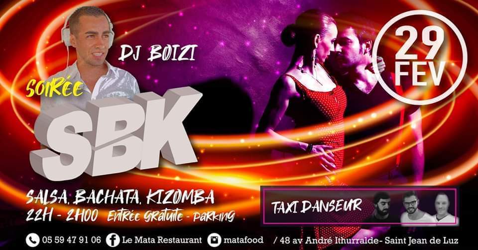 Soirée SBK - Le Mata Restaurant - Dj BOIZI